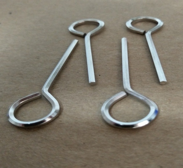 2mm Hex Dogging Key Wrench Allen Wrench with loop Key ring wrench