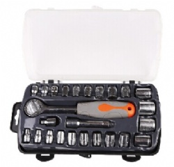 25 pcs Socket wrench Set , Tools storage