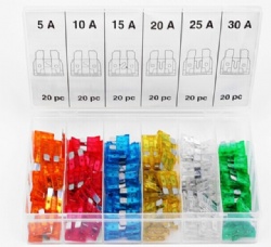 120pc auto fuse assortment