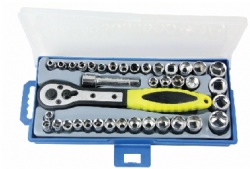 40 pcs Ratchet Wrench with Socket & bits tools Set