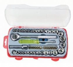 47 pcs Socket wrench and bits Hand Tool Set