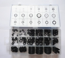 225 pcs rubber O- ring assortment Hardware sets