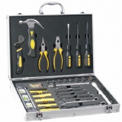 Forged carbon steel 144pcs combination hand tools kit