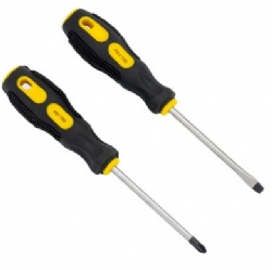 Screwdrivers with soft double color handle , PH0 PH1 Screwdrivers