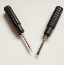 Mini screwdrivers 1.8mm flat head 52mm screwdriver for promotional gift