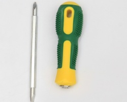 Two way 6mm Screwdriver with soft handle Phillips and Slotted head