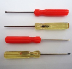 High quality 2mm DIY mini screwdriver 85mm length Flat and Phillips head screwdriver