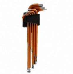 9 pcs allen key wrench set /Orange color wrench tool