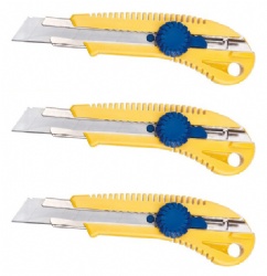 Plastic grip handle Utility knife