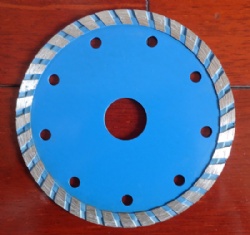 Full sizes of Diamond Segmented Turbo Blade Cutting Disc with protective teeth