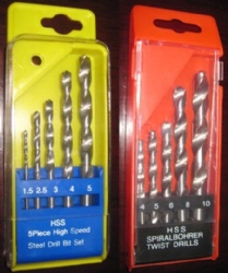 5 pcs HSS twist drill bits set