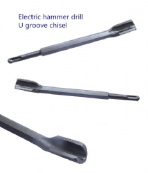 SDS max spade Chisel Bent chisel used with electric hammer drill