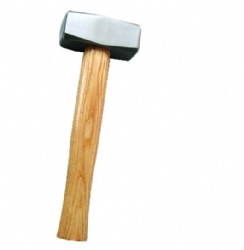 German type Heavy Stone Hammer with wooden handle