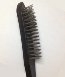 Cheap price Steel wire brush with plastic handle