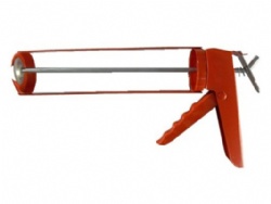 Heavy-duty red handle manaul cartridge caulking guns