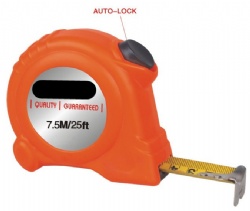 Professional Tape Measure with rubber grip Inch and Metric Scale blade